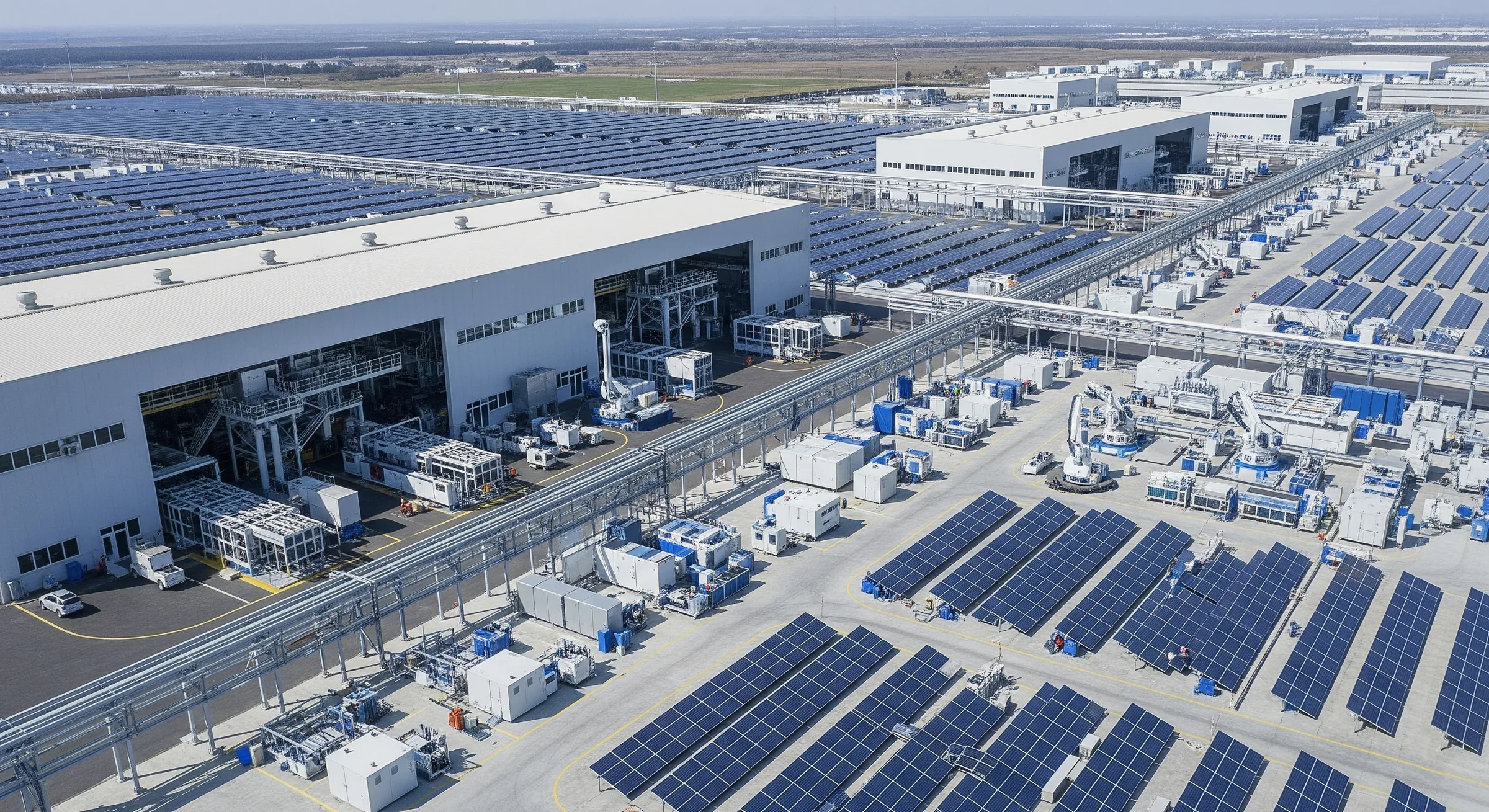 Industrial solar park and facilities