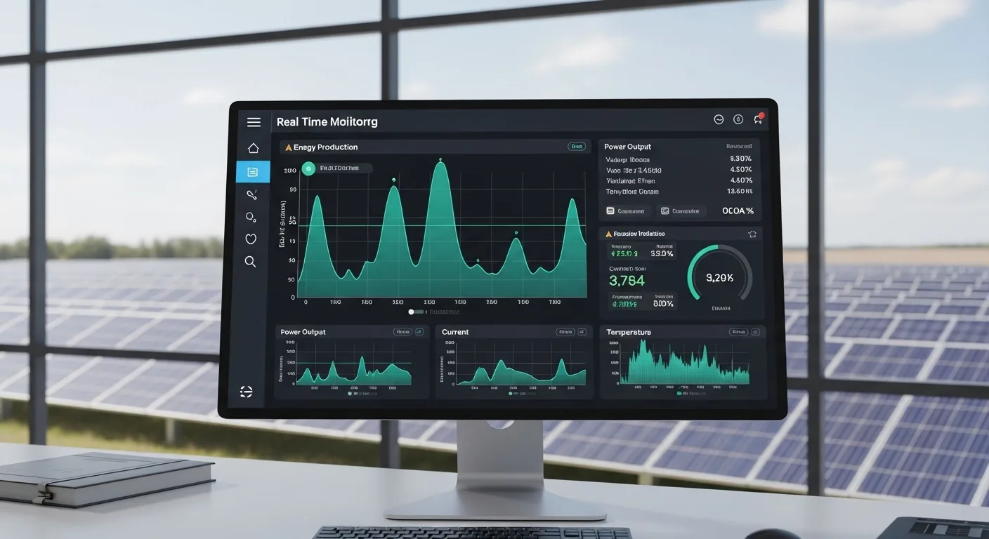 Real-time solar monitoring dashboard